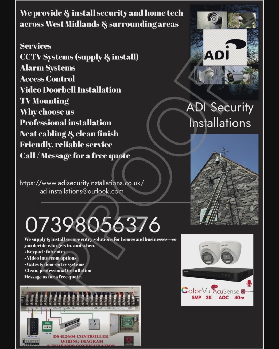 CCTV Installation Package – 4 Cameras